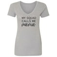 thumbnail image 1 of My Squad Calls Me Mama Womens V-Neck T-Shirt, 1 of 3