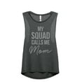 thumbnail image 1 of My Squad Calls Me Mom Women's Fashion Sleeveless Muscle Workout Yoga Tank Top Charcoal Grey Large, 1 of 3