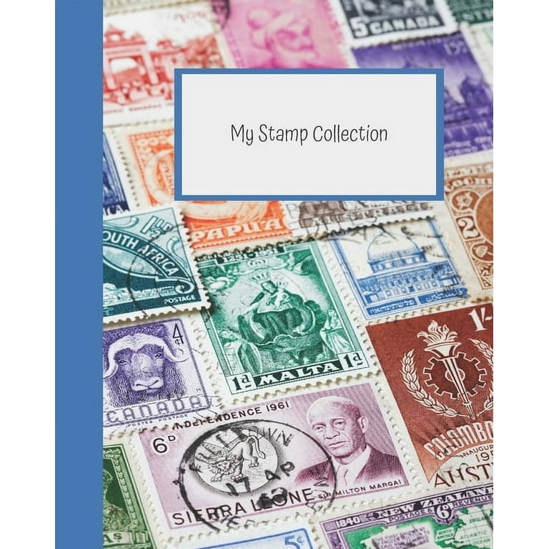 Stamp Collection Kit/Album, w/ 10 Pages, Holds 150-300 Stamps (No Stamps) 