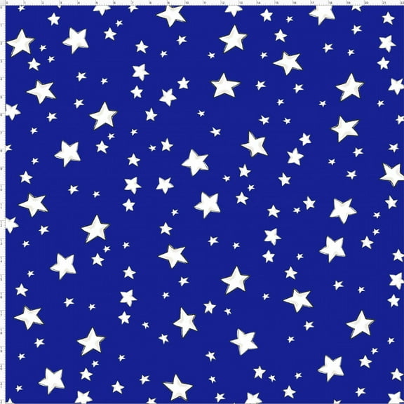 My Stars Blue Fabric Yard