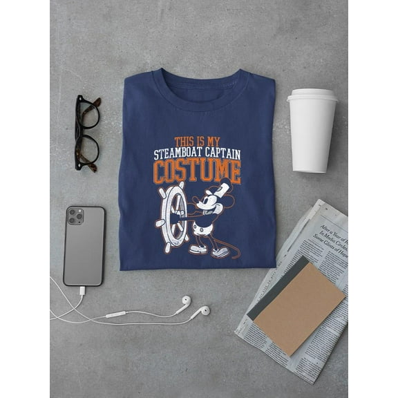 My Steamboat Captain Costume T-shirt Color Women's -SmartPrintsInk Designs