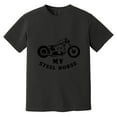 thumbnail image 1 of My Steel Horse Funny Biker Motorcycle Rider Hobby Comfort Color T-Shirt, Unisex, up to size 4XL, 1 of 4