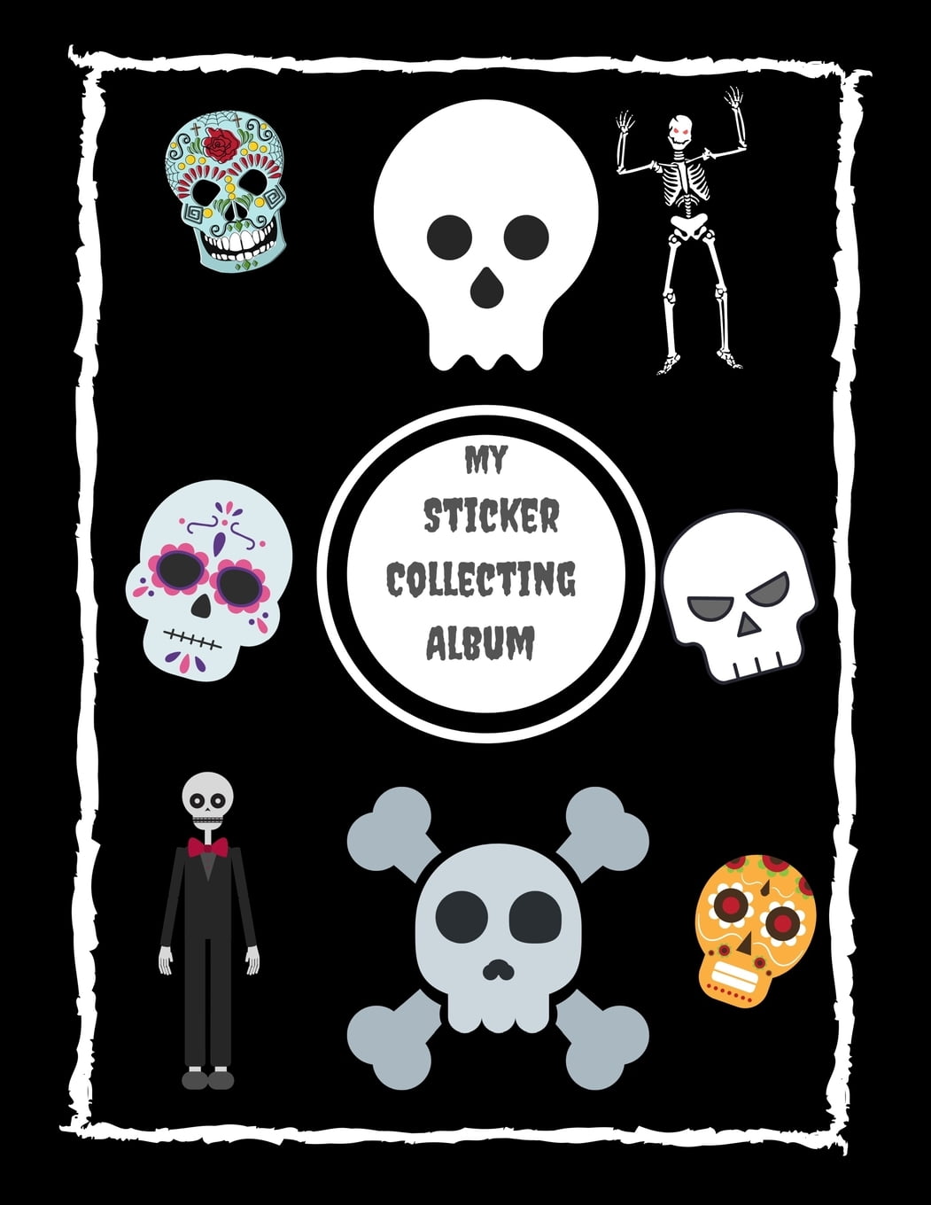 Sticker Collecting Album: Sticker Collection Book & Blank Sticker