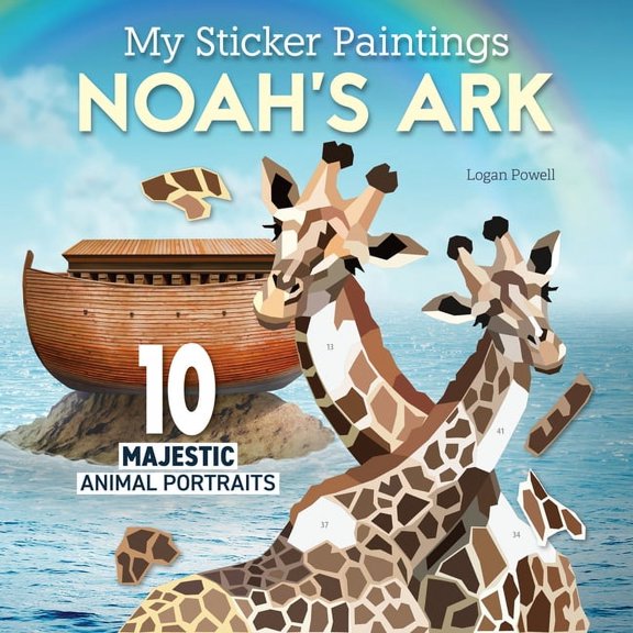 My Sticker Paintings: Noah's Ark: 10 Majestic Animal Portraits, (Paperback)