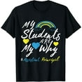 thumbnail image 1 of My Students Are My Why Assistant Principal Cute Rainbow T-Shirt, 1 of 4