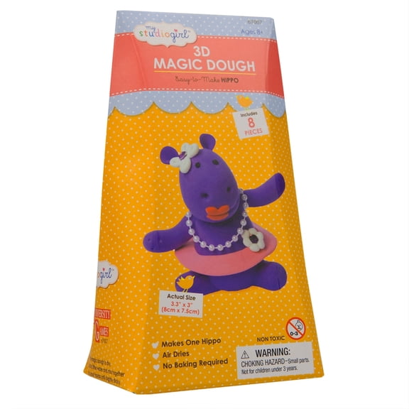 My Studio Girl 3D Magic Dough Hippo