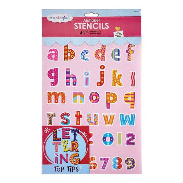 My Studio Girl Alphabet Stencils