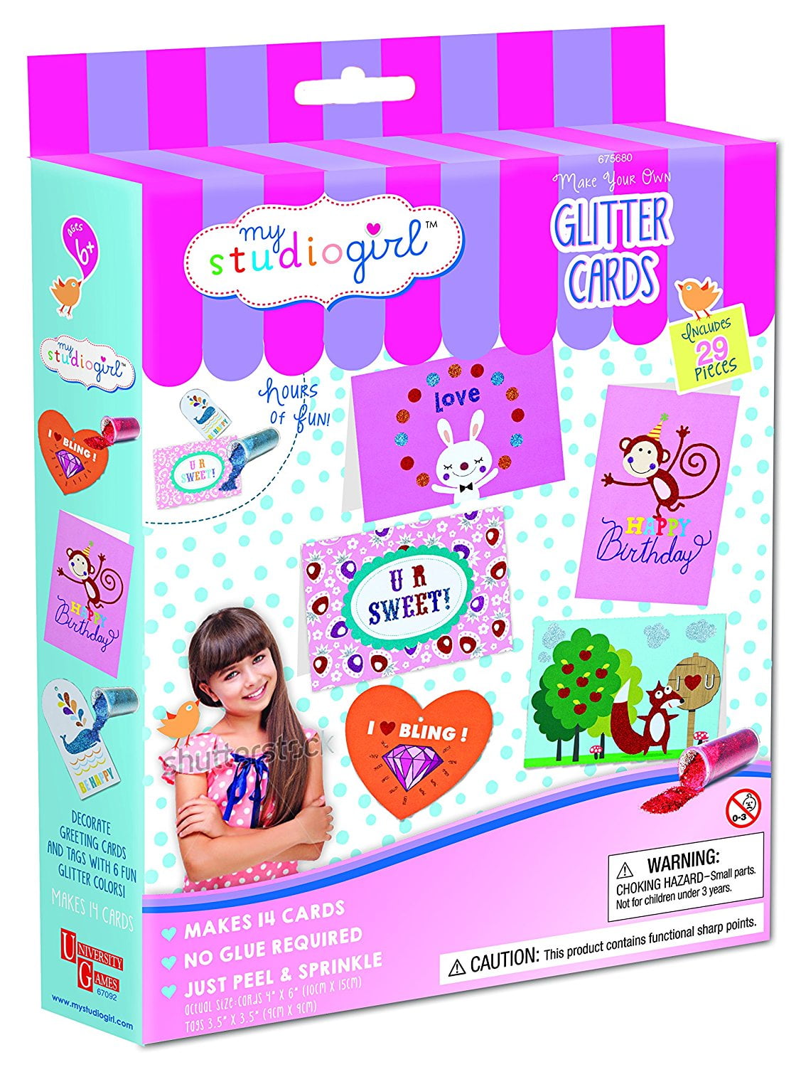 GirlZone Mermaid Stationary Gift Set for Girls, 45 piece Girls 9