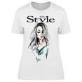 thumbnail image 1 of My Style Beautiful Model T-Shirt Women -Image by Shutterstock, Female 3X-Large, 1 of 2