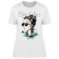 thumbnail image 1 of My Style: Gorgeous Model T-Shirt Women -Image by Shutterstock, Female Small, 1 of 2
