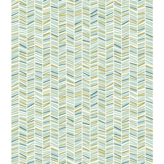 My Style Ivan Broken Chevron Peel and Stick Wallpaper