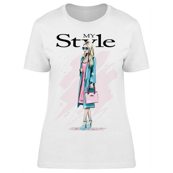 My Style: Trench Coat Model T-Shirt Women -Image by Shutterstock, Female Medium