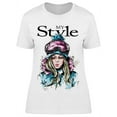 thumbnail image 1 of My Style Winter Clothes Model T-Shirt Women -Image by Shutterstock, Female 3X-Large, 1 of 2