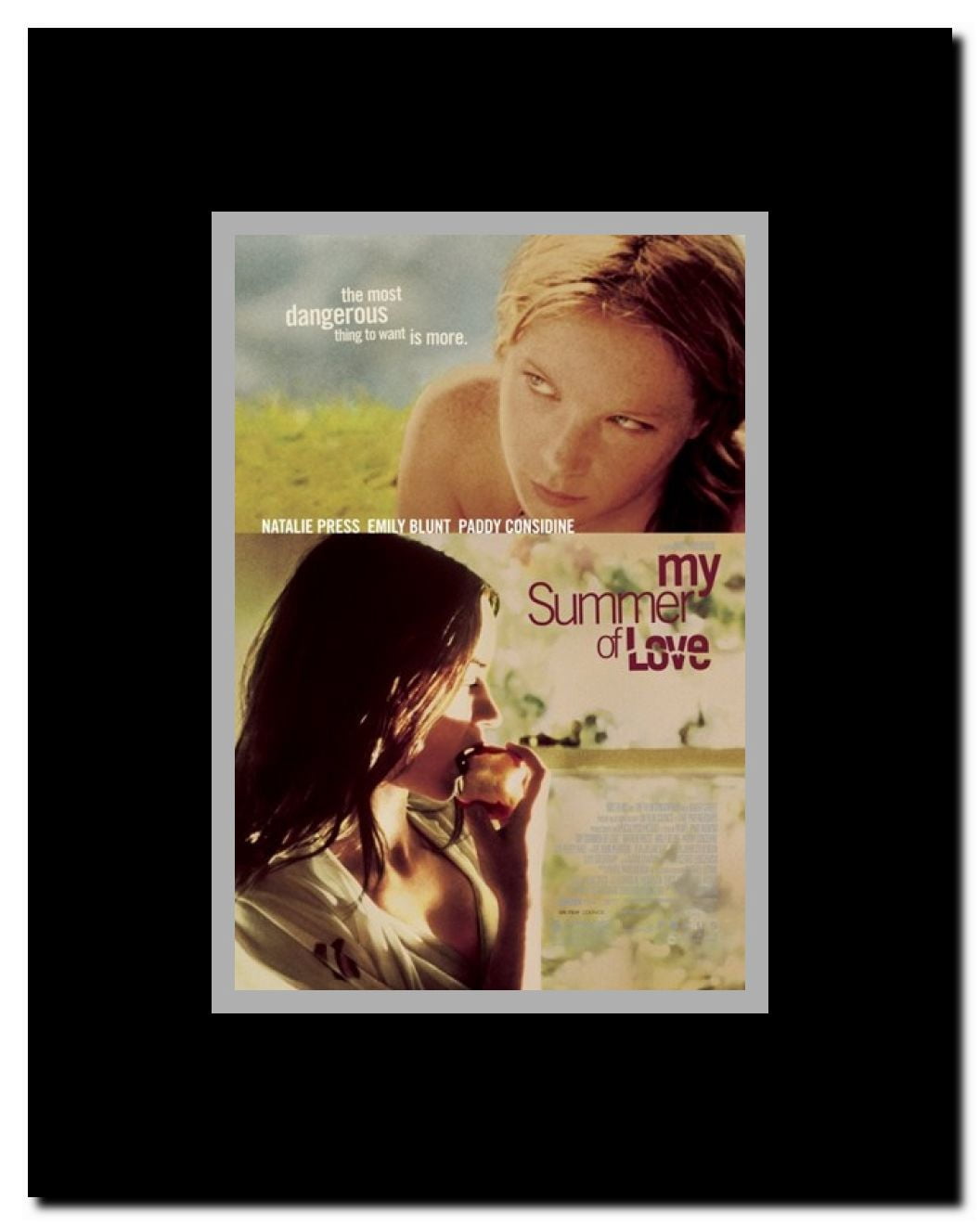 My Summer of Love Framed Movie Poster