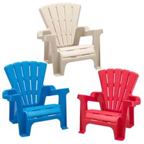 My Sunshine American Plastic Toys Indoor & Outdoor Adirondack Chair for Kids, Random Unisex Assorted Color