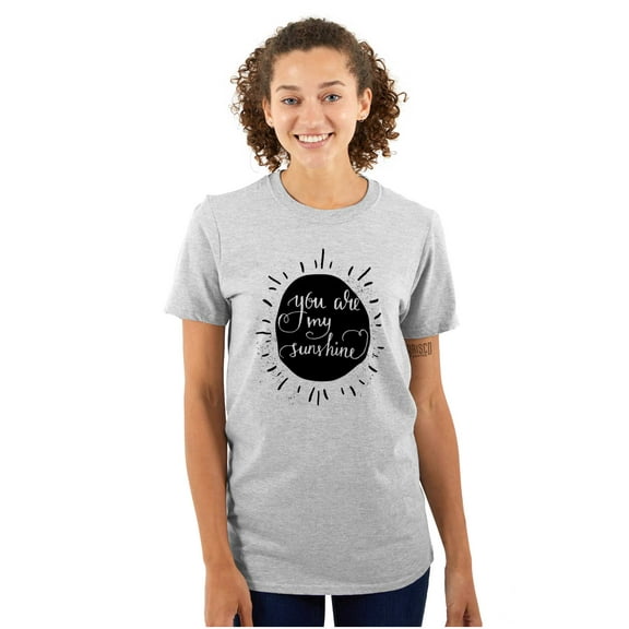 My Sunshine Pretty Romantic Couple Women's Plus Size Graphic Tee Brisco Brands 2X