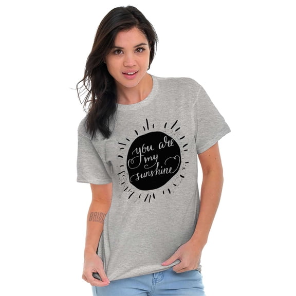 My Sunshine Pretty Romantic Couple Women's Graphic T Shirt Tees Brisco Brands L