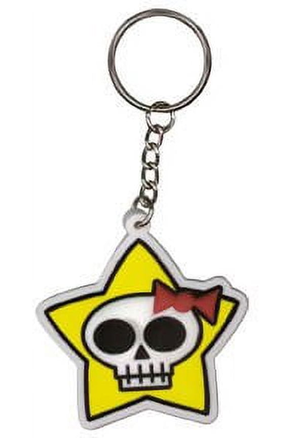 My Sweet Fiend - Star Skulli - Rubber Keychain