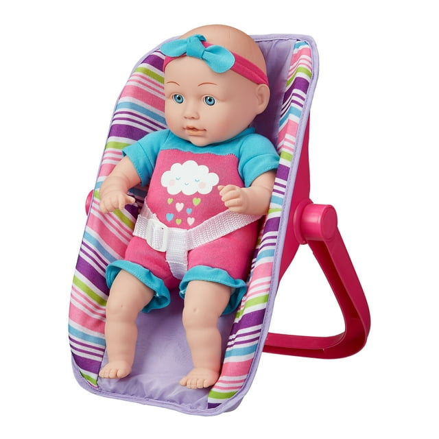 My Sweet Love 13" Baby with Carrier Play Set Doll Pink 4-Piece