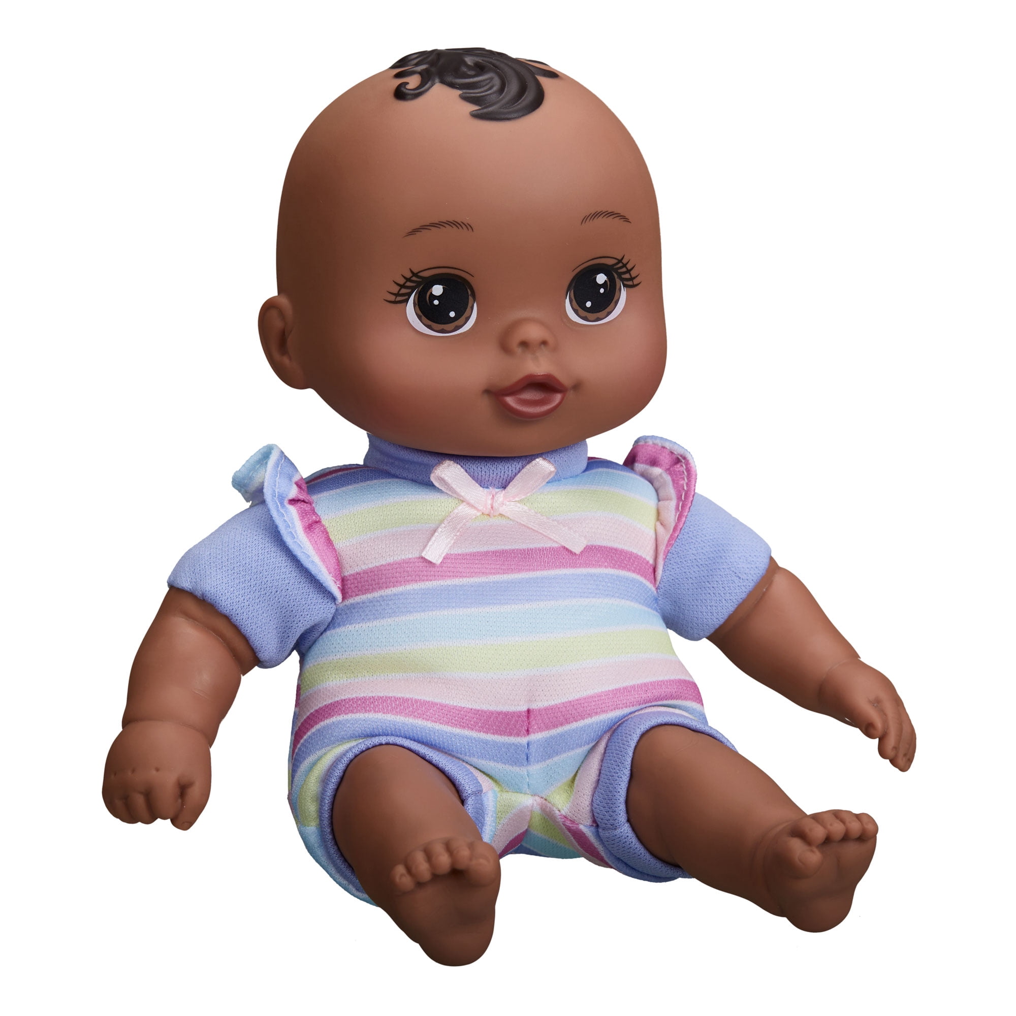 Lil' Cutesies 8.5" Baby Doll – African American, Movable Arms & Legs