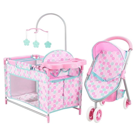 My Sweet Love Baby Doll Care Center & Jogger Stroller