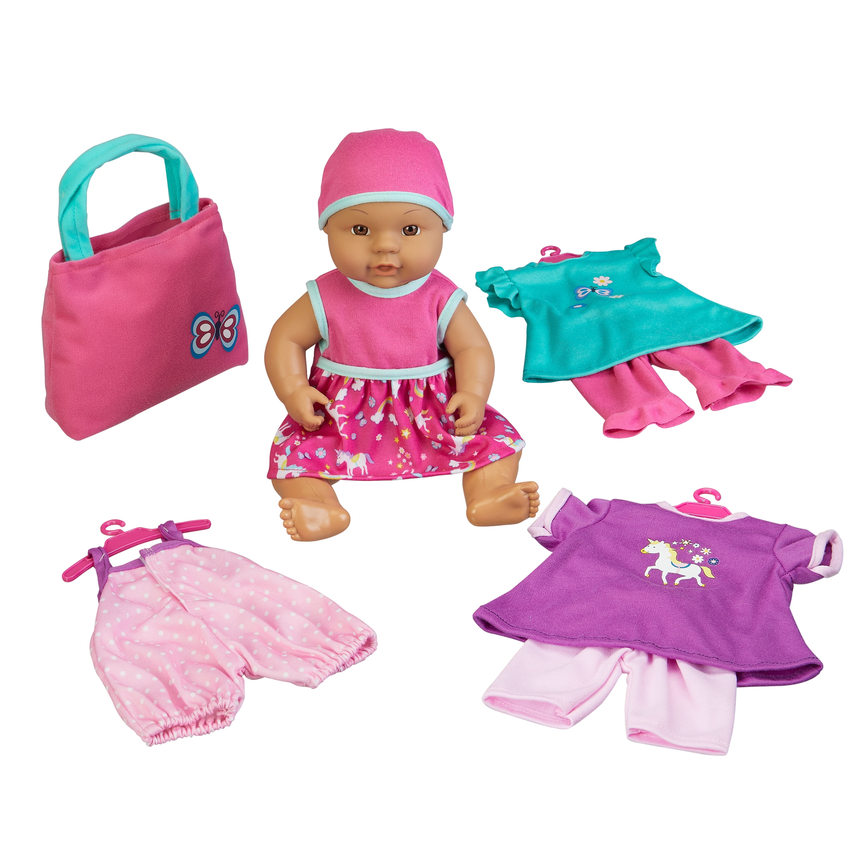 My Sweet Love Baby Doll and Outfits Play Set 13 Pieces Walmart