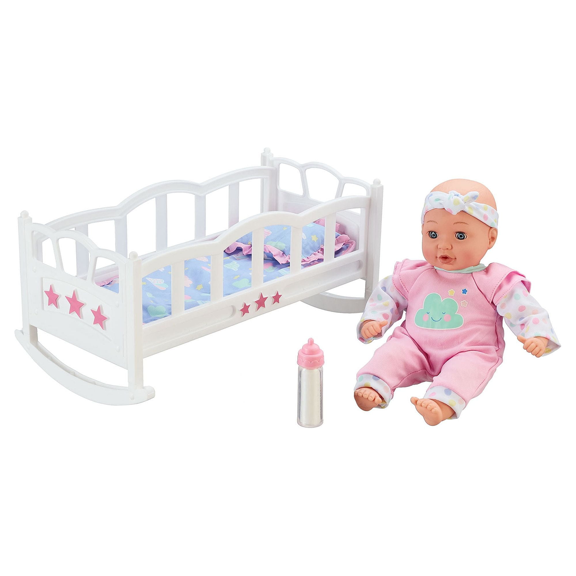 My Sweet Love, Baby Doll with Crib Play Set, Fair, Children Ages 3+