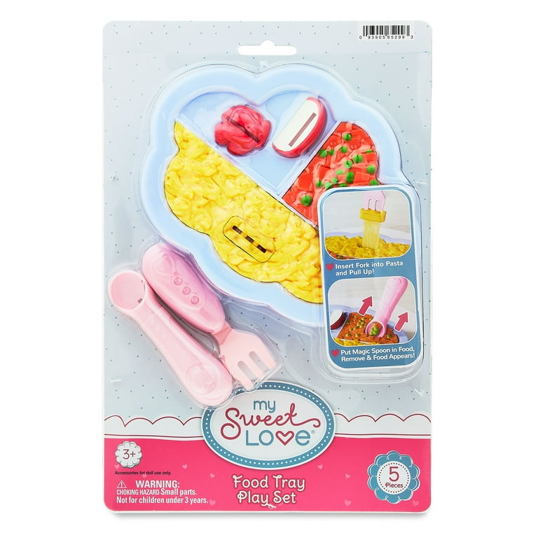 My Sweet Love Doll Playset with Magic Food Plate and Feeding - Main Image