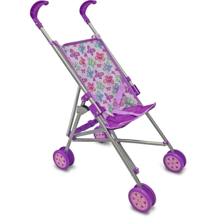 My Sweet Love Umbrella Doll Stroller Rack Fill Chevron Walmart
