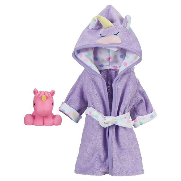 My Sweet Love Unicorn Robe Bath Toy Set for Doll Walmart