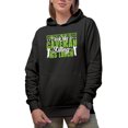 thumbnail image 1 of My Swing Is So Bad, I Look Like a Caveman Killing His Lunch, Golf Player, Golfing or Golfer Themed Merch Gift, Black Hooded Sweatshirt or Hoodie, Small, 1 of 5