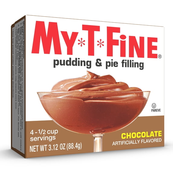 My-T-Fine Chocolate Cook and Serve Pudding Mix & Pie Filling, 4 Servings, 3.12 oz Box