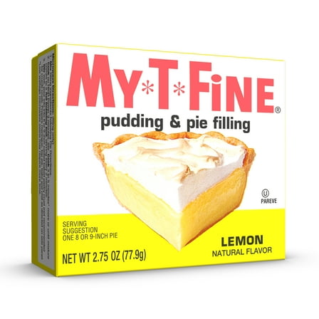 My-T-Fine Lemon Cook and Serve Pudding Mix & Pie Filling, 4 Servings, 2.75 oz Box