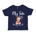 thumbnail image 1 of My Tata Loves Me Beary Much Toddler T-Shirt 3T Navy Blue, 1 of 3