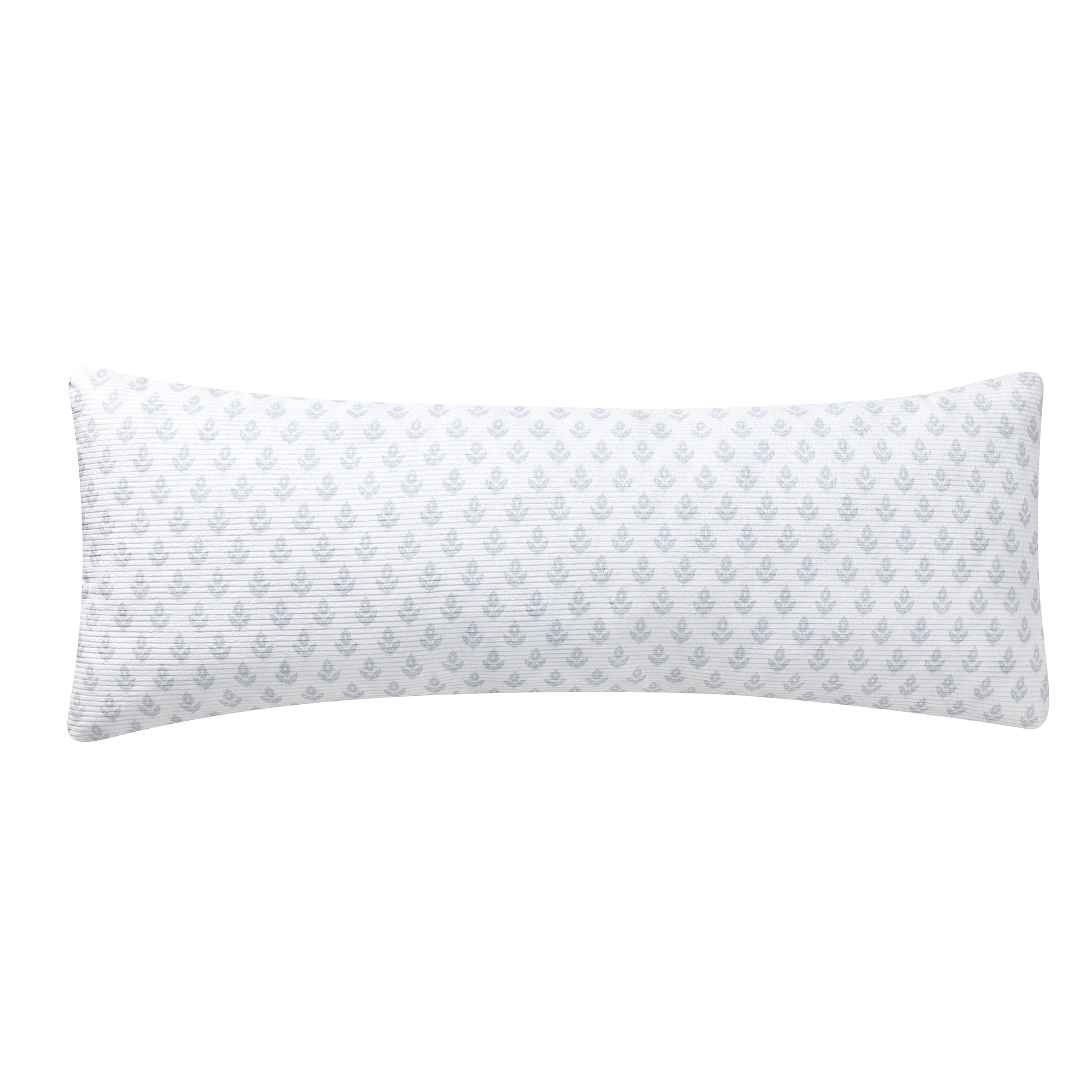 My Texas House 14" x 36" Blue Block Print Decorative Pillow