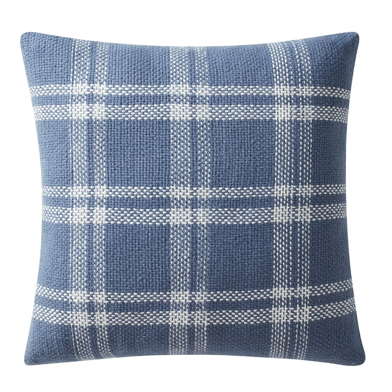 My Texas House Emerson Reversible Plaid Cotton Decorative Pillow