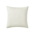 thumbnail image 1 of My Texas House 20" x 20" Liz Ivory Cotton Cording Decorative Pillow Cover, 1 of 5