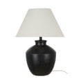 thumbnail image 1 of My Texas House 22" Urn Table Lamp, Distressed Texture, Black Finish, 1 of 8