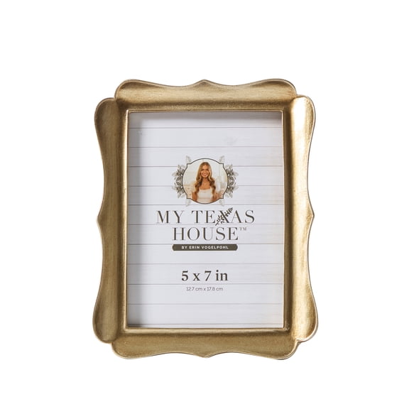 My Texas House 5" x 7" Brass Tabletop Picture Frame