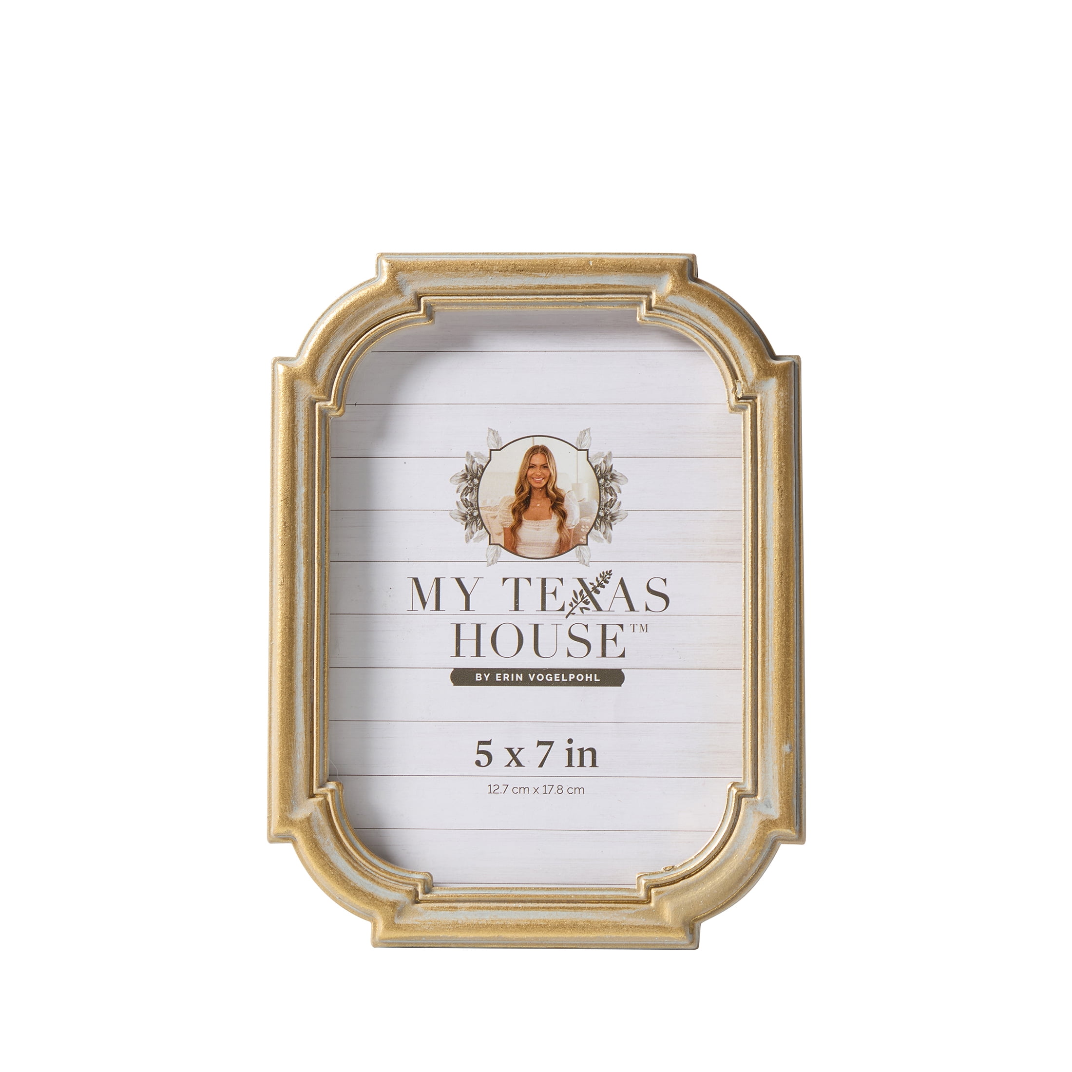 My Texas House 5" x 7" Gold Tabletop Picture Frame