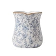 thumbnail image 1 of My Texas House 8" White/Blue Floral Scallop Trim Ceramic Vase, 1 of 5