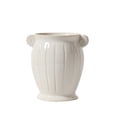 thumbnail image 1 of My Texas House 8" White Planter Ceramic Scroll Vase, 1 of 5