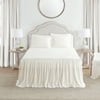 My Texas House Angelina Draping Ruffle Polyester 3-Piece Bedspread Set