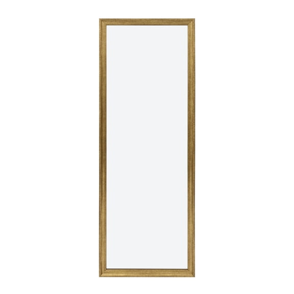 My Texas House Antique Gold Cheval Floor Mirror, 21 in x 64 in