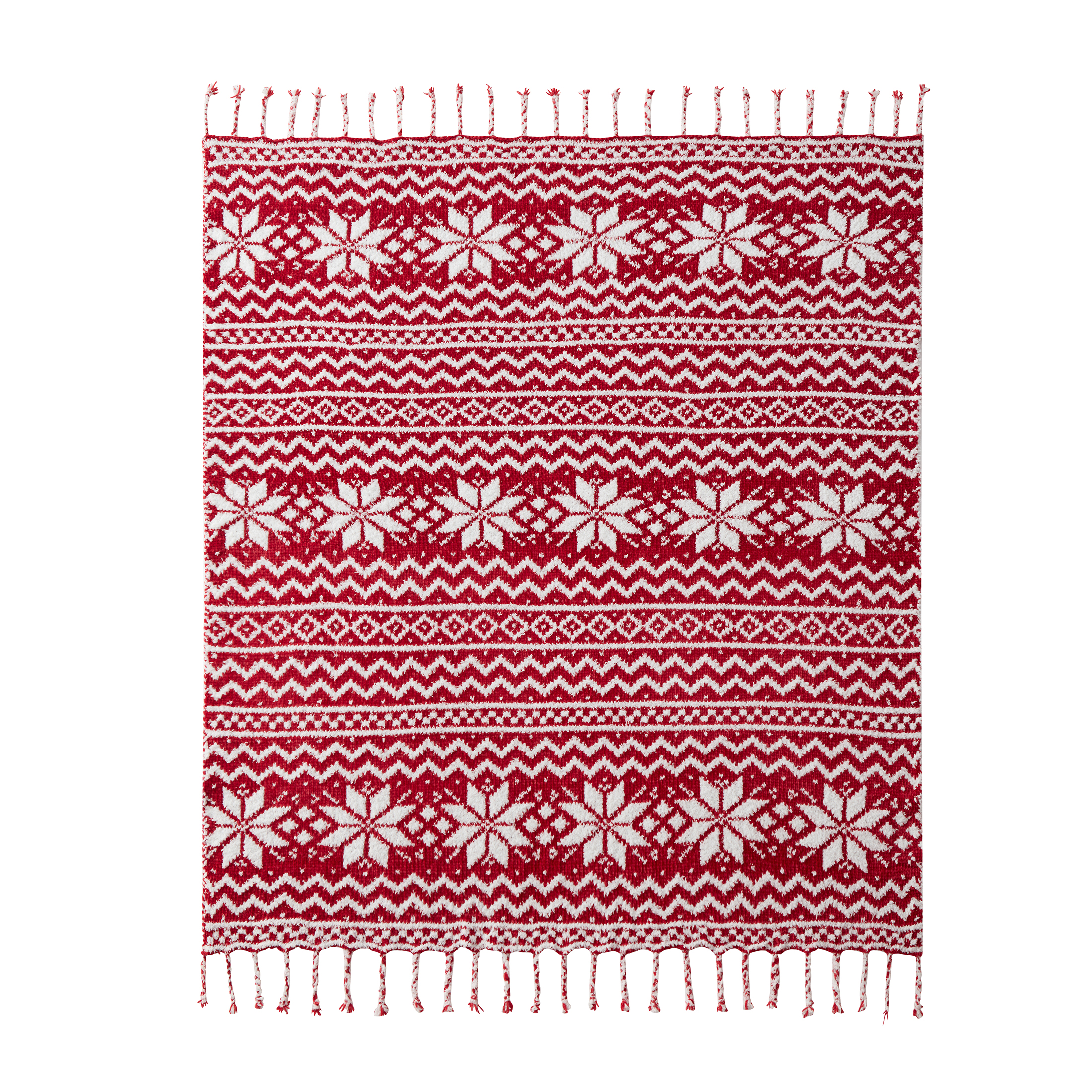 My Texas House Aspen Chenille Throw Blanket, Red, Standard Throw - image 1 of 6