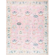 My Texas House Eloise Traditional Floral Indoor Washable 8' x 10' Area Rug