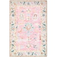 thumbnail image 1 of My Texas House Eloise Traditional Floral Indoor Washable Scatter Rug, 1 of 6