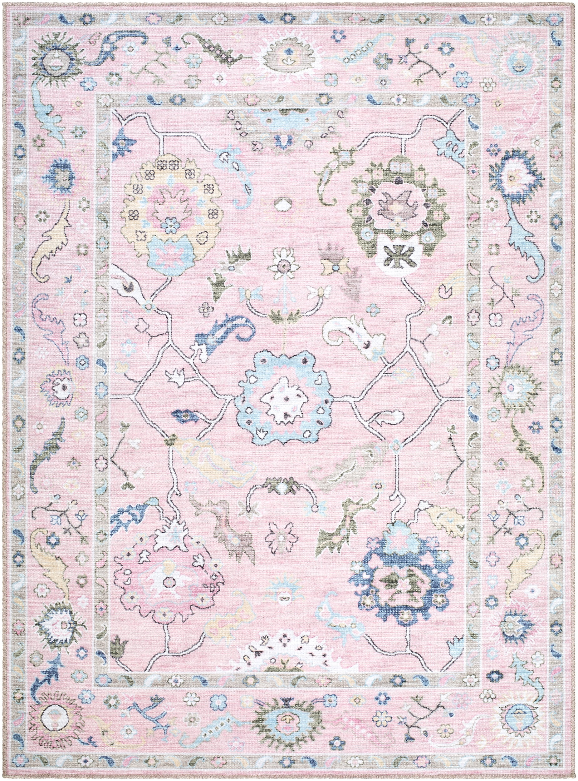 My Texas House Back to Campus Elle Area Rug, 5 ft 3 in x 7 ft