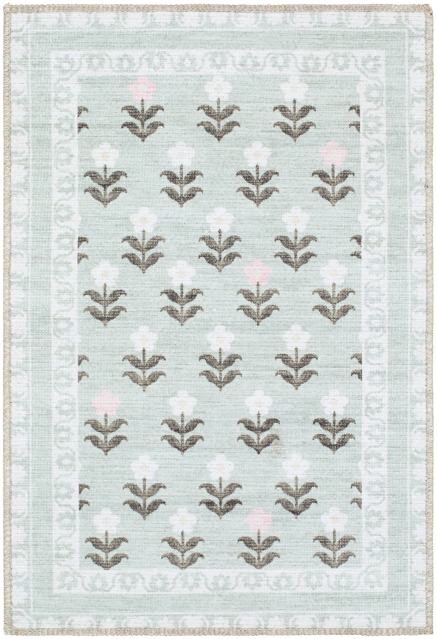 My Texas House Back to Campus Ivy Area Rug, 2 ft x 2 ft 11 in