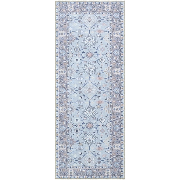 My Texas House Back to Campus Nova 2'7" x 7' Washable Runner Rug